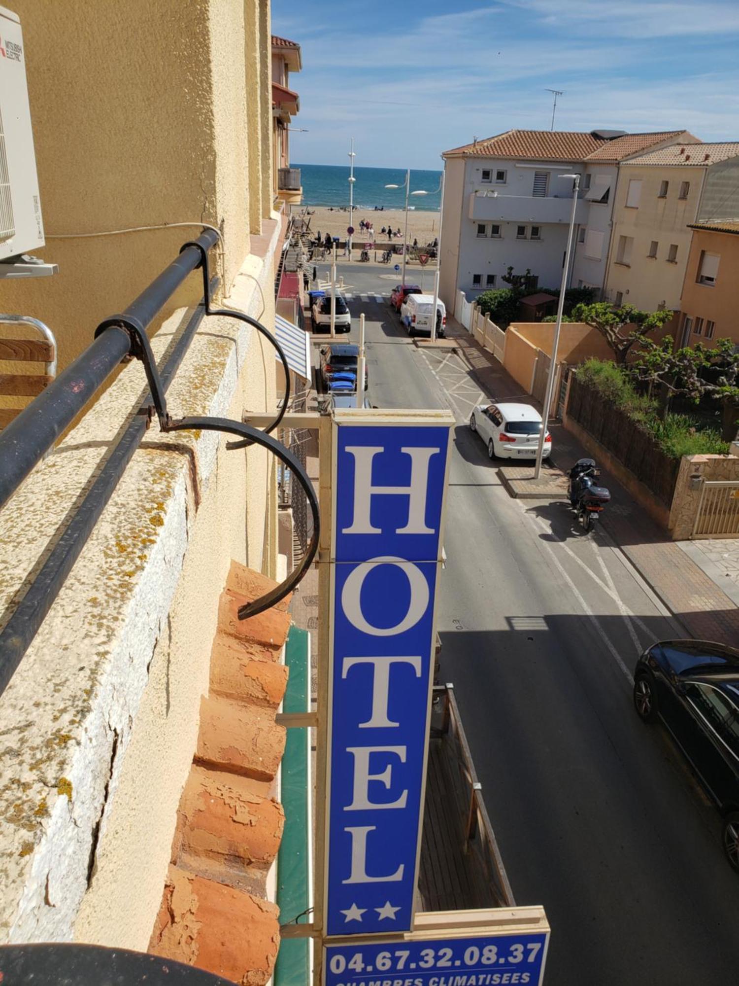 Hotel De La Plage 2 Etoiles Valras-Plage Exterior foto